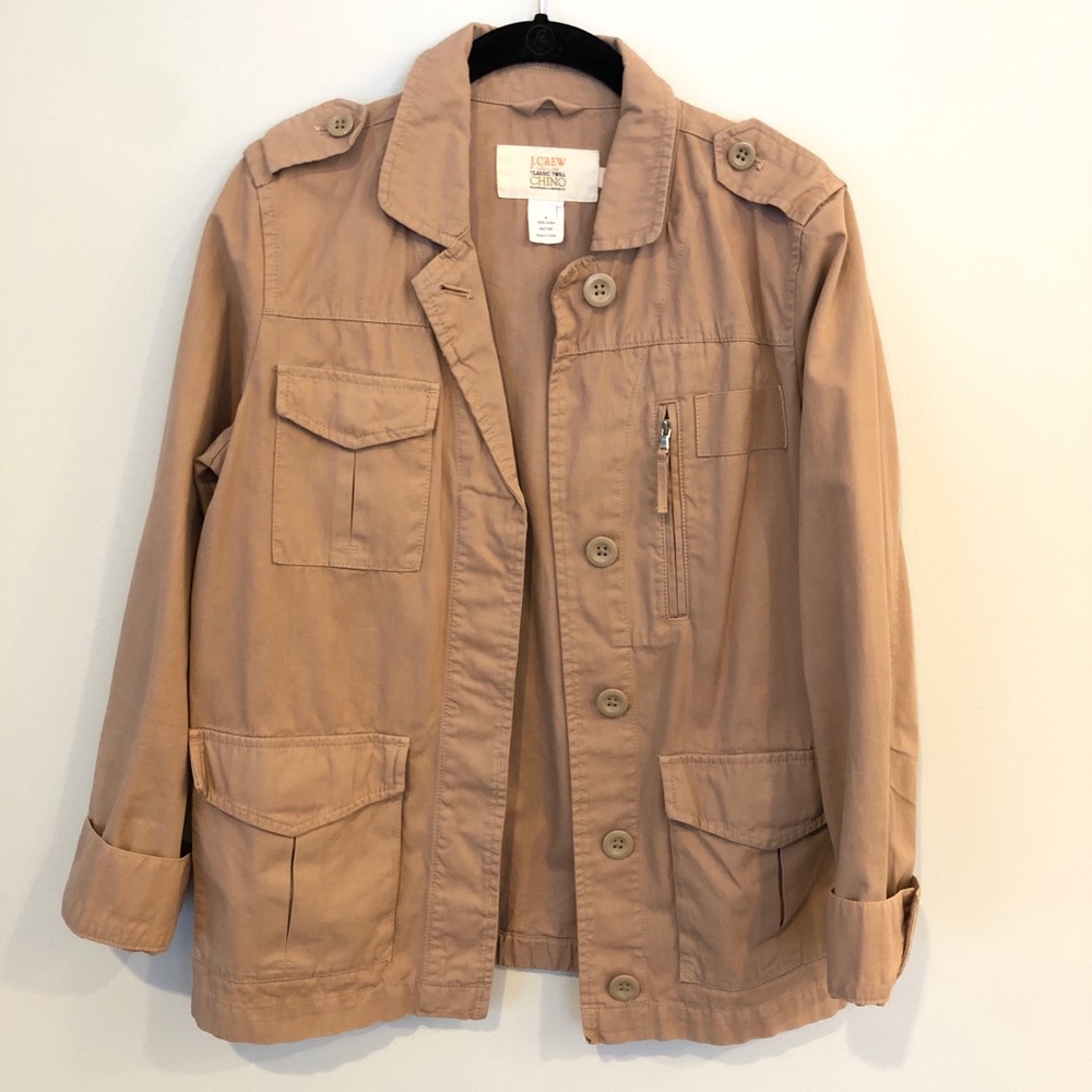 J. Crew Classic Twill Chino Jacket Size 4